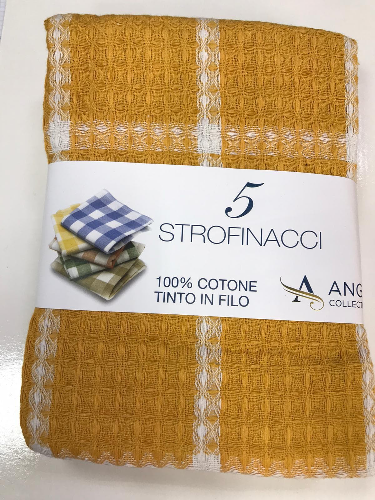 Set di 5 Strofinacci da Cucina Angel's Cotone - 5