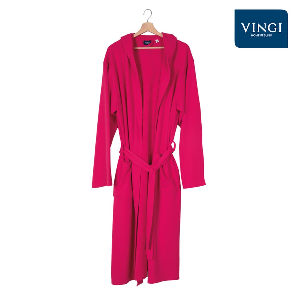Accappatoio in Microspugna Lisbona Vingi Con Cappuccio e Cinta Unisex - 23