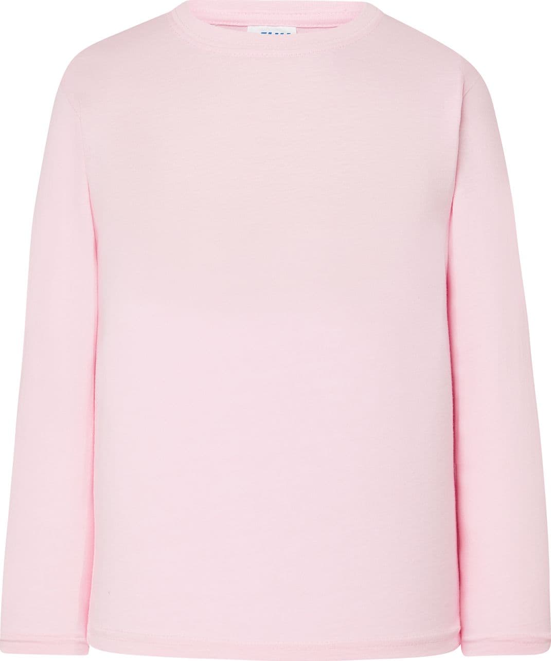 T-shirt manica lunga personalizzabile bambina/o 100% cotone - jhk – Rosa, 3-4 – maglia