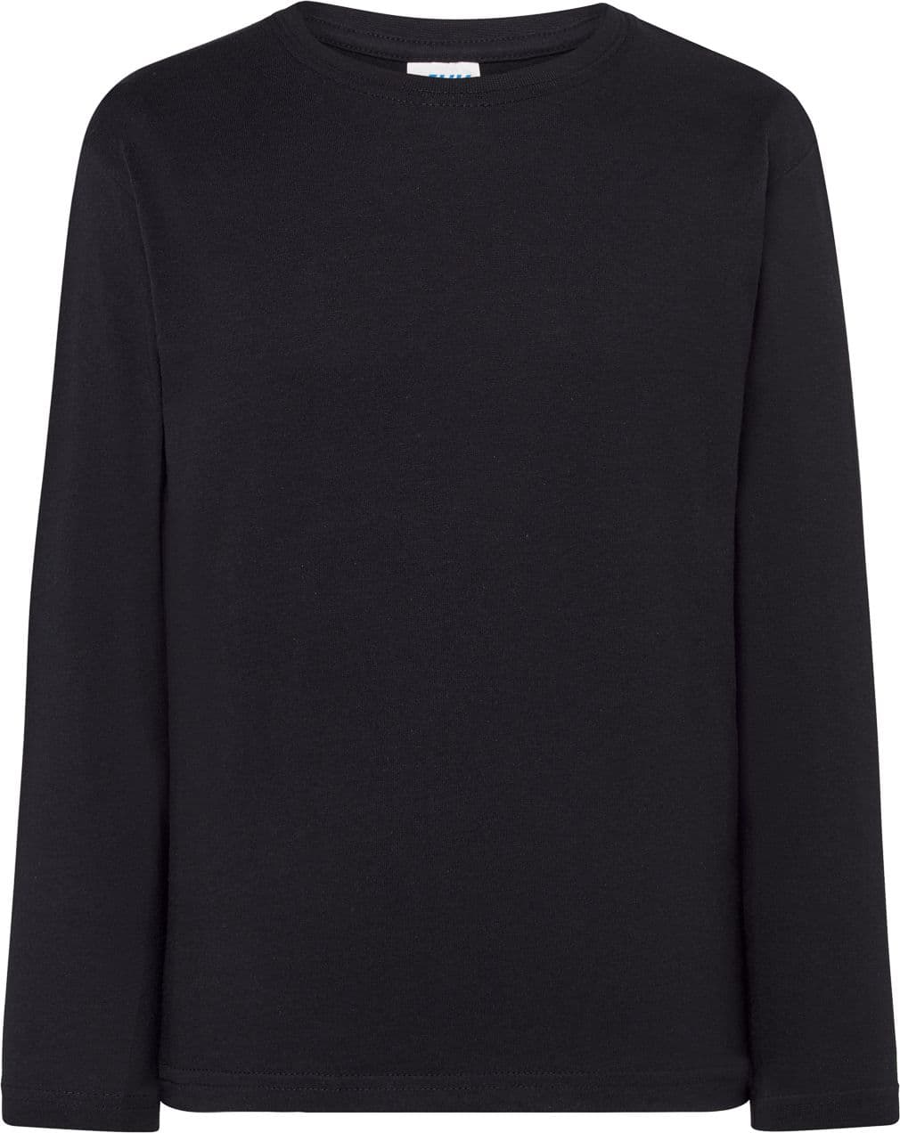 T-shirt manica lunga personalizzabile bambina/o 100% cotone - jhk – Nero, 3-4 – maglia