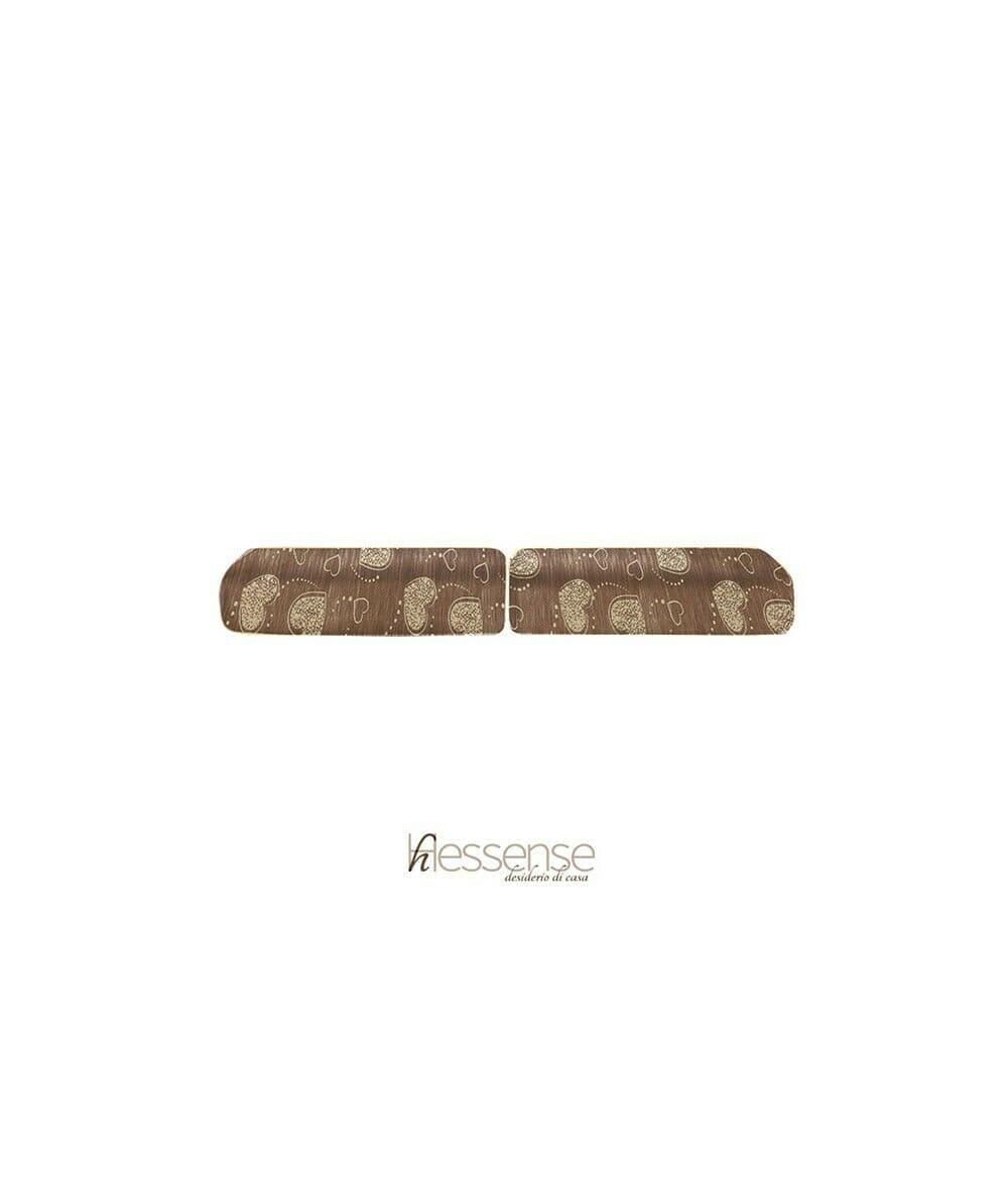 Coppia Copricuscini Brio Hessense Cuori - 14