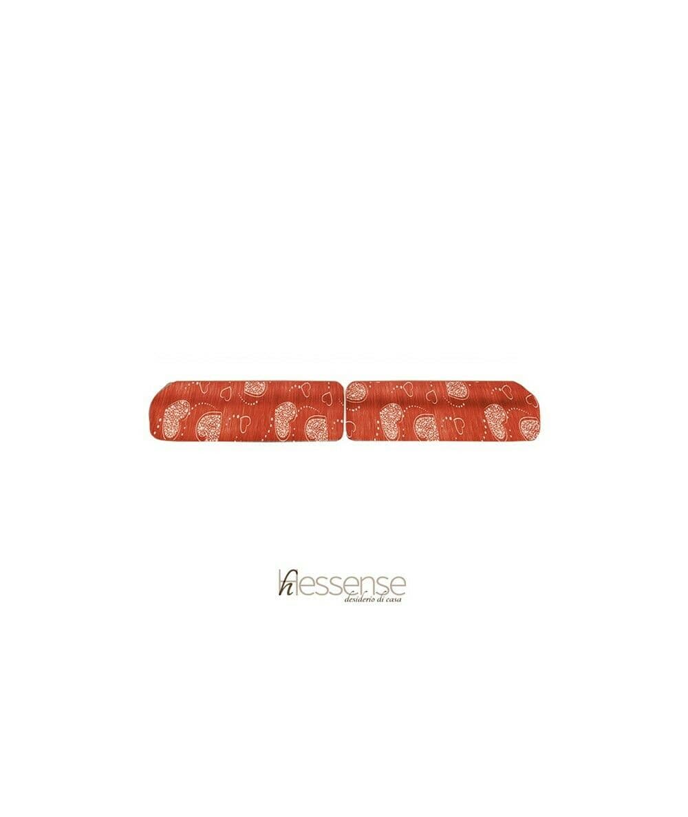 Coppia Copricuscini Brio Hessense Cuori - 3
