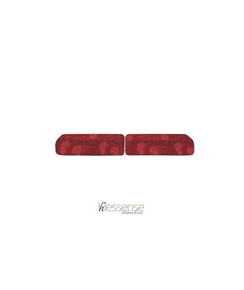 Coppia Copricuscini Brio Hessense Cuori - 13