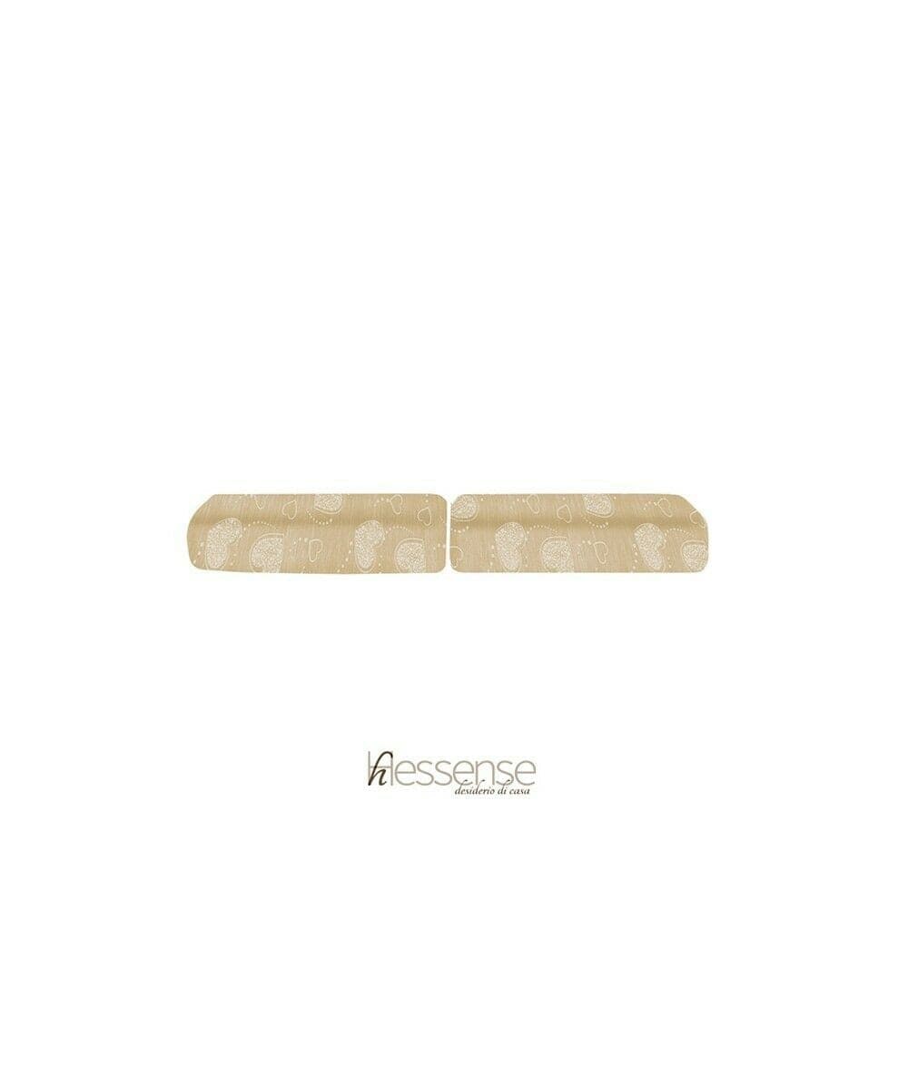 Coppia Copricuscini Brio Hessense Cuori - 6