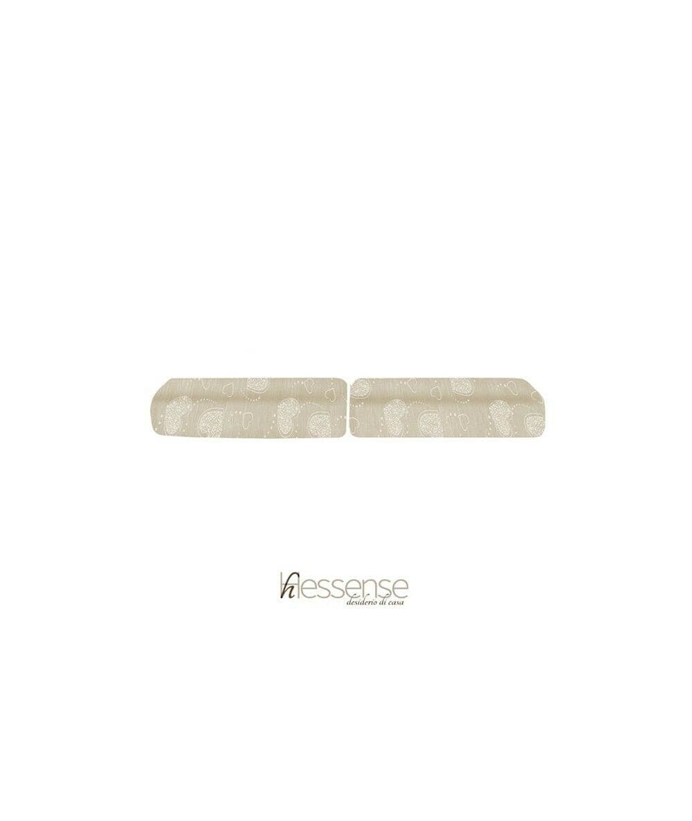 Coppia Copricuscini Brio Hessense Cuori - 7