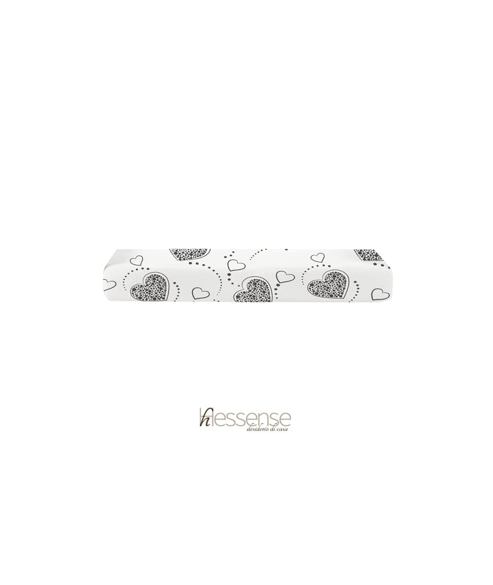 Copricuscino intero 3 posti Brio Hessense Cuori - 18