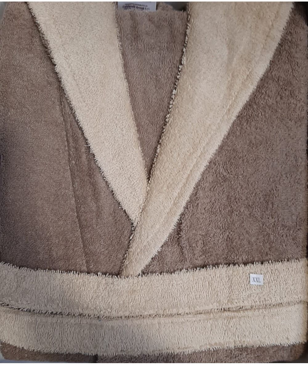 Accappatoio con Cappuccio Hessense Bicolore. - 7