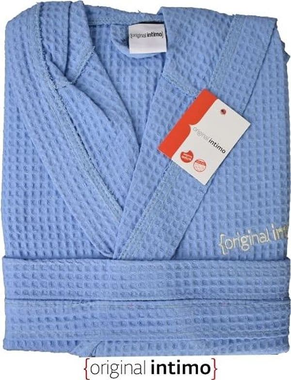 Accappatoio Nido d'Ape Original Intimo – XXL, Cielo – giacca