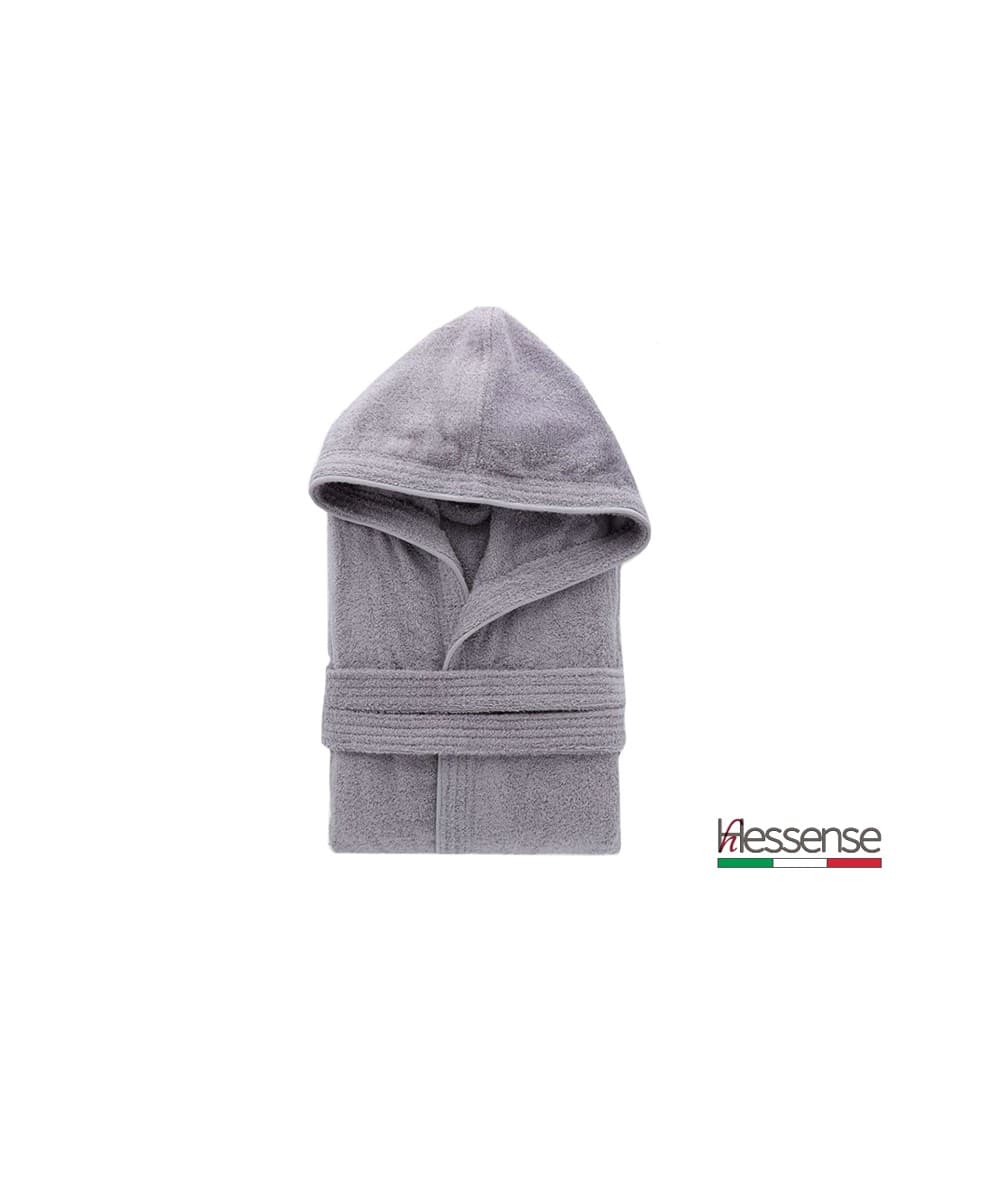 Accappatoio con Cappuccio Hessense Tinta Unita - 14