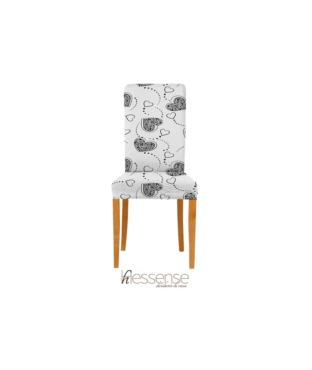 Coppia Coprisedia Con Schienale Elasticizzato Brio Hessense Linea Cuori - 18