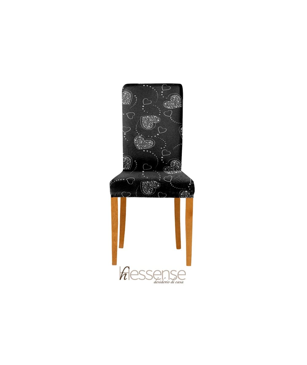 Coppia Coprisedia Con Schienale Elasticizzato Brio Hessense Linea Cuori - 22