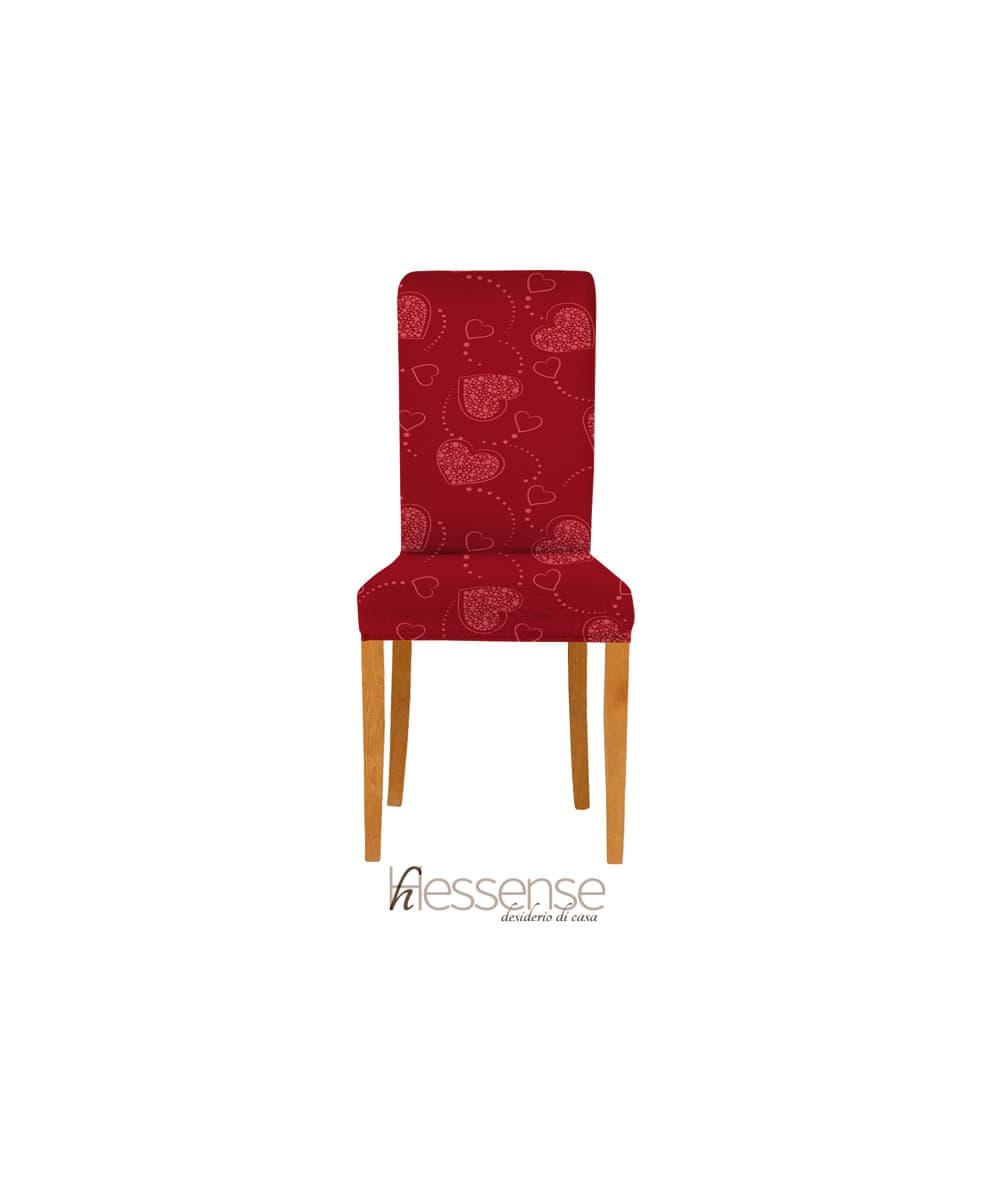 Coppia Coprisedia Con Schienale Elasticizzato Brio Hessense Linea Cuori - 23