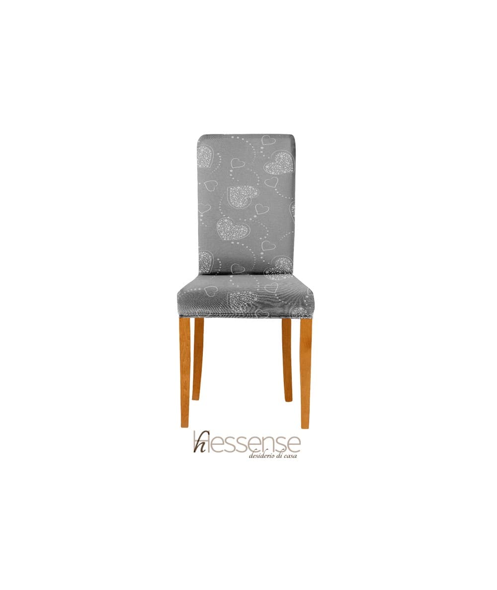 Coppia Coprisedia Con Schienale Elasticizzato Brio Hessense Linea Cuori - 15
