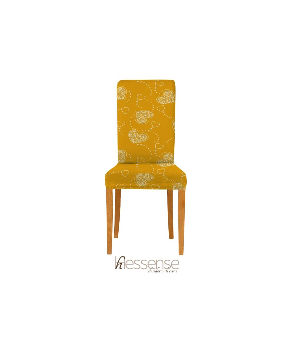 Coppia Coprisedia Con Schienale Elasticizzato Brio Hessense Linea Cuori - 14
