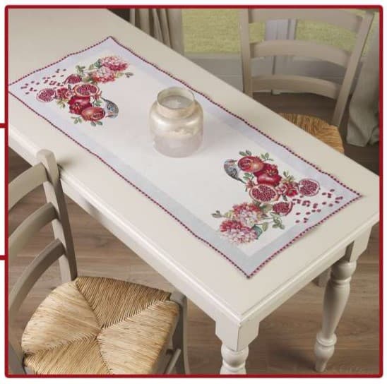 Runner POMEGRANATE in gobelin 40×100 cm – 47×140 cm – Maè – Via roma 60 - 3