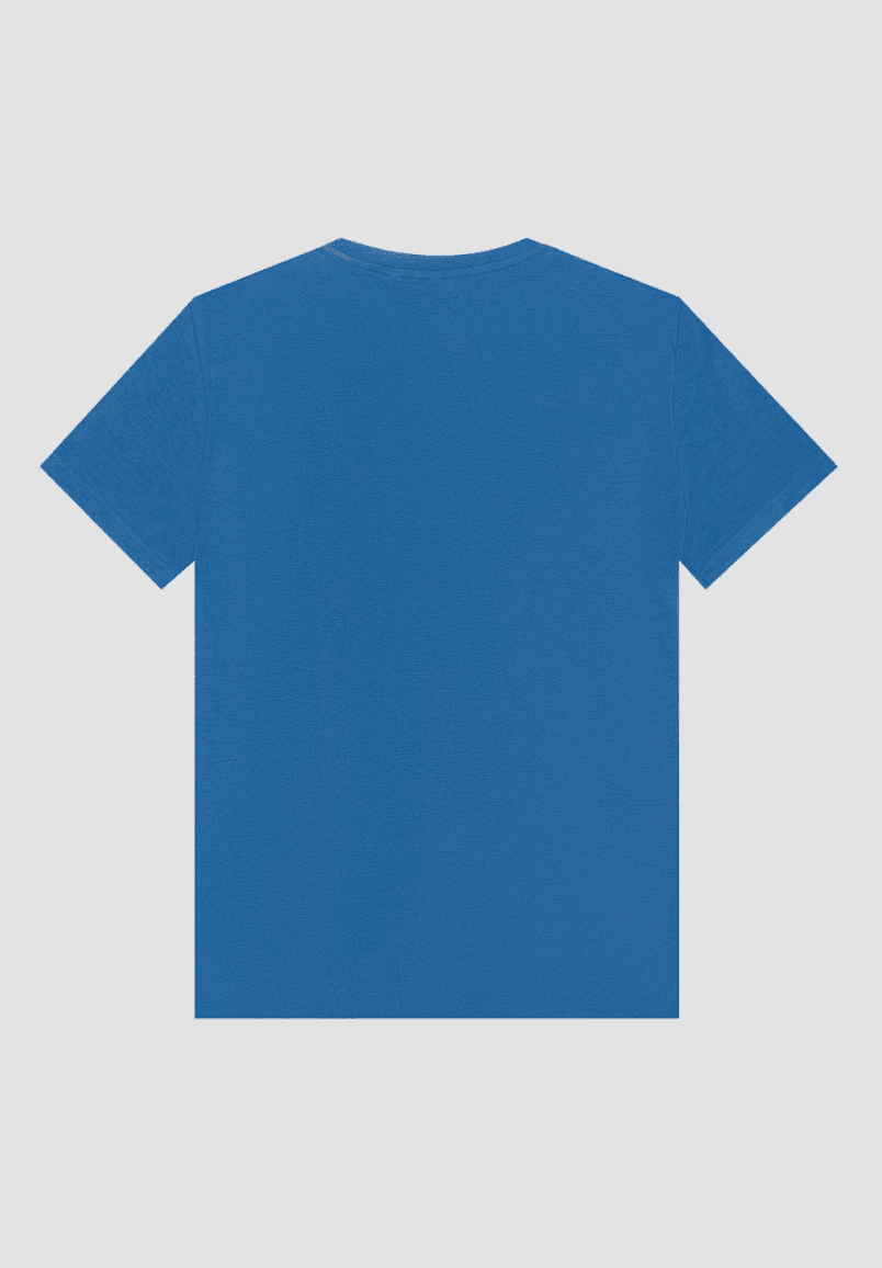 T-shirt super slim fit bluette - 2