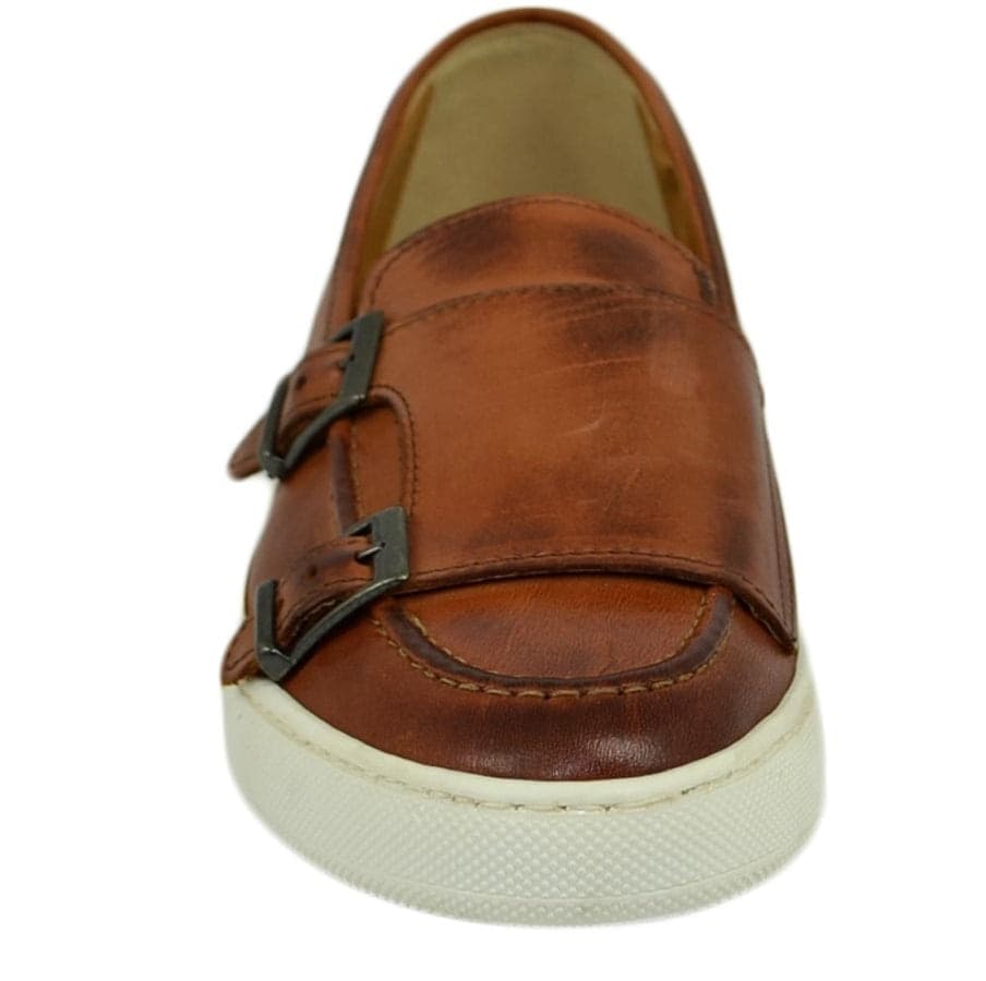 Mocassino doppia fibbia in pelle con suola sportiva - Auro Luxury Sport in Loafer e mocassini Affari di Famiglia - Sant’Angelo a Cupolo, commercioVirtuoso.it