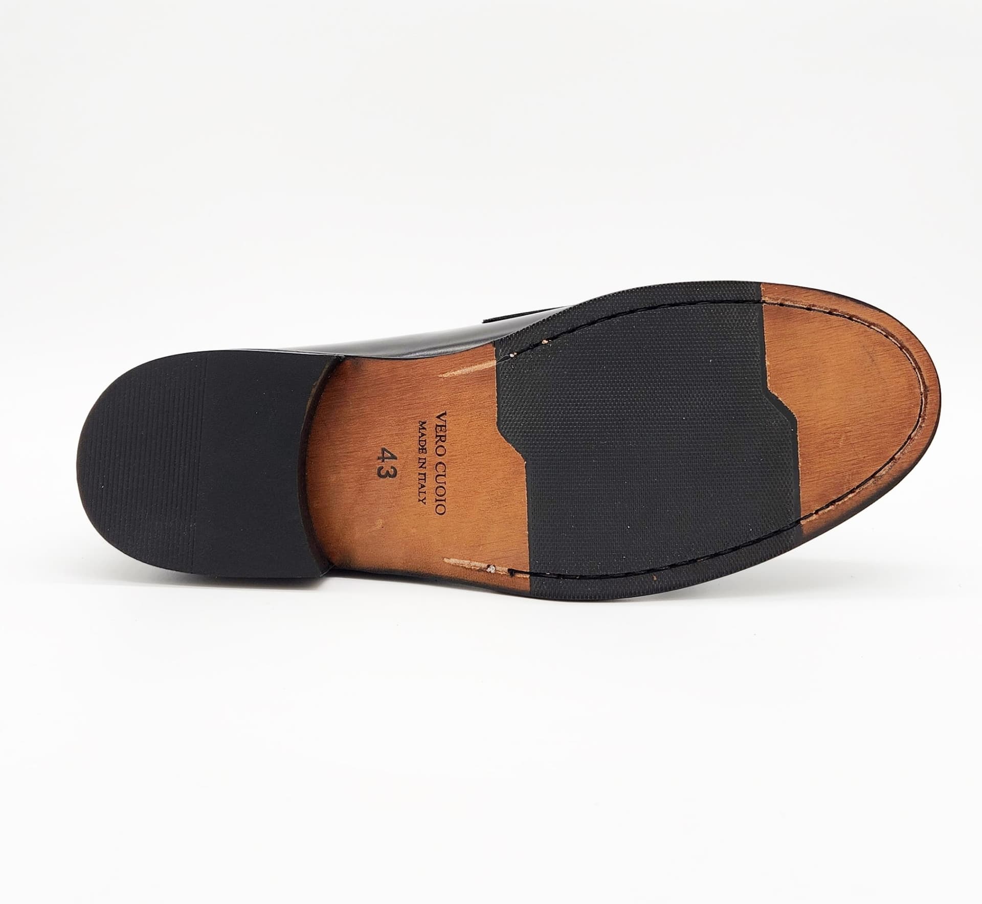 Mocassino da Uomo Doppia fibbia elegante in pelle nera lucida abrasivata Auro York in Loafer e mocassini Affari di Famiglia - Sant’Angelo a Cupolo, commercioVirtuoso.it