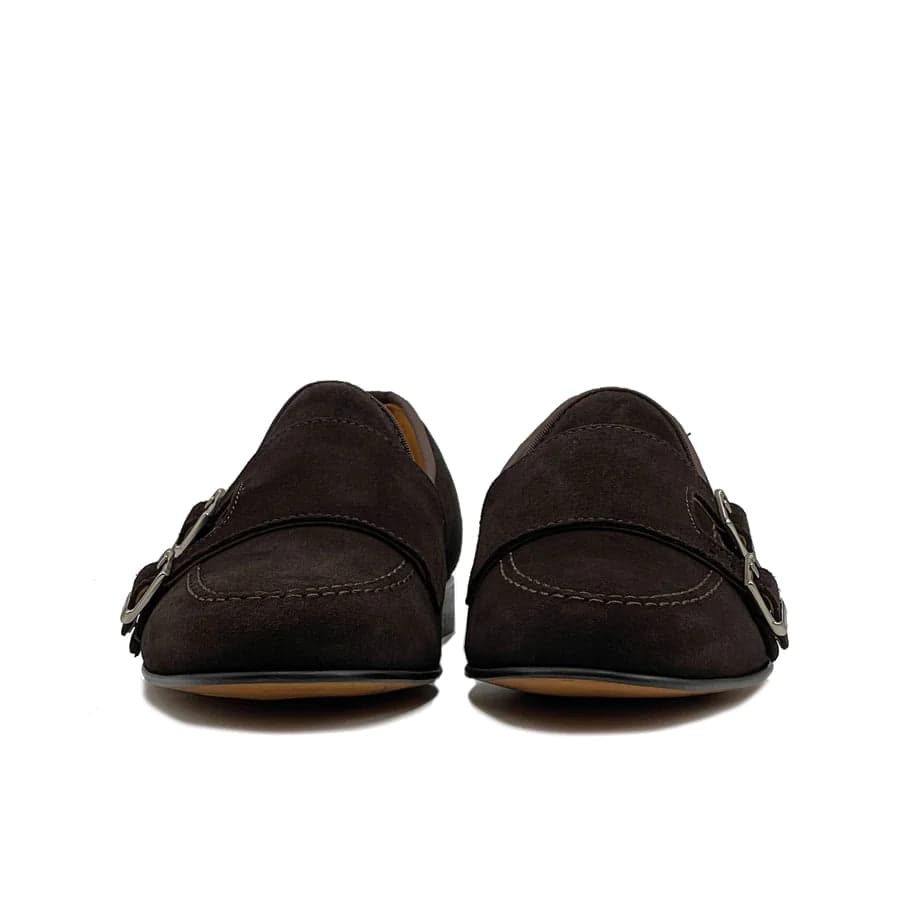 Mocassino doppia fibbia in camoscio - Auro Chamois in Loafer e mocassini Affari di Famiglia - Sant’Angelo a Cupolo, commercioVirtuoso.it