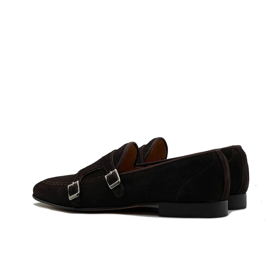 Mocassino doppia fibbia in camoscio - Auro Chamois in Loafer e mocassini Affari di Famiglia - Sant’Angelo a Cupolo, commercioVirtuoso.it