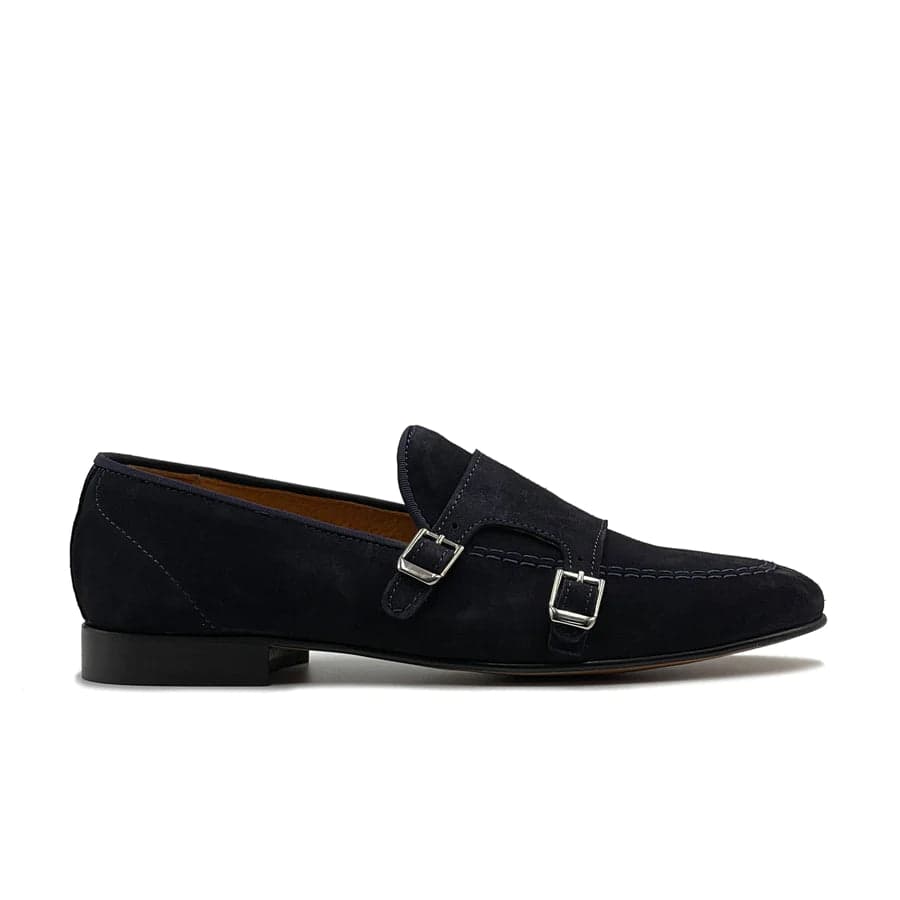 Mocassino doppia fibbia in camoscio - Auro Chamois in Loafer e mocassini Affari di Famiglia - Sant’Angelo a Cupolo, commercioVirtuoso.it