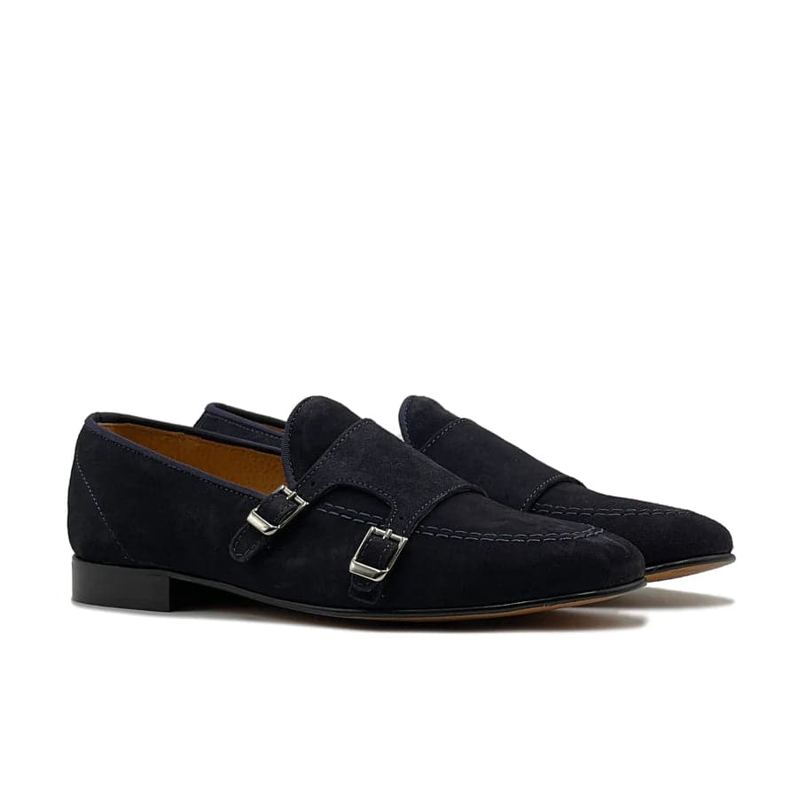 Mocassino doppia fibbia in camoscio - Auro Chamois in Loafer e mocassini Affari di Famiglia - Sant’Angelo a Cupolo, commercioVirtuoso.it
