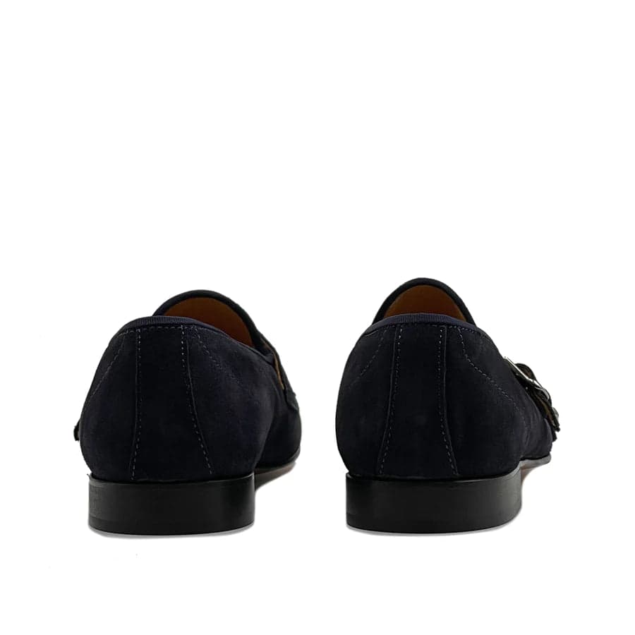 Mocassino doppia fibbia in camoscio - Auro Chamois - 22