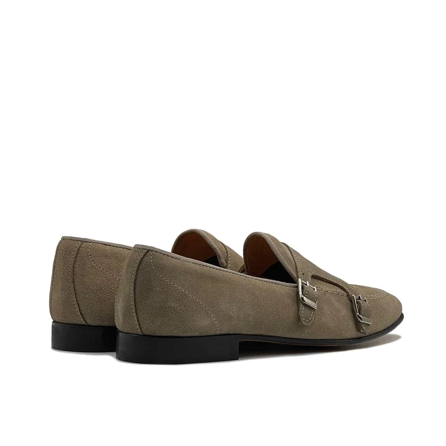 Mocassino doppia fibbia in camoscio - Auro Chamois in Loafer e mocassini Affari di Famiglia - Sant’Angelo a Cupolo, commercioVirtuoso.it