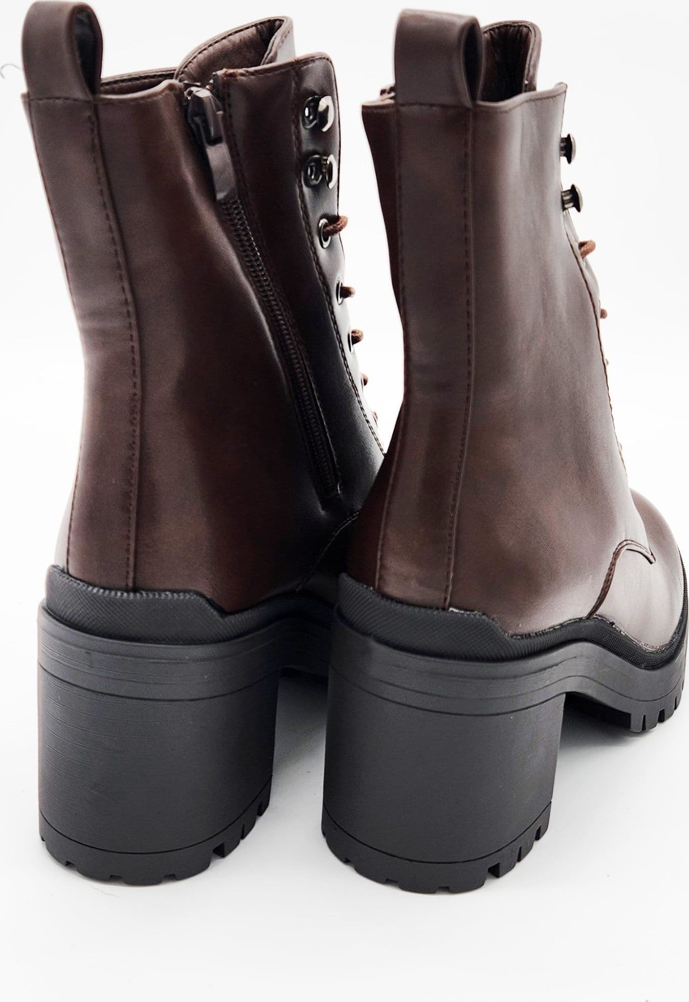 Ketty - Stivaletti in ecopelle donna con lacci - 7