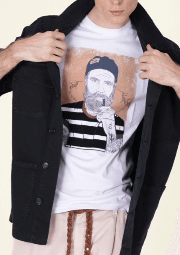 T-shirt grafica girocollo - 3