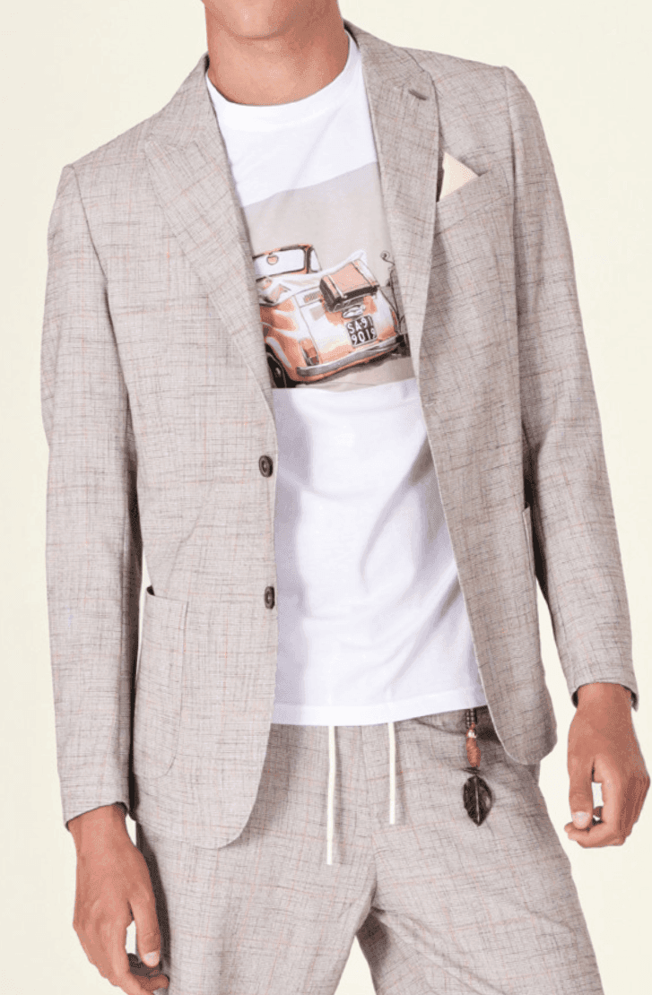 Giacca relaxed fit 2 bottoni tasche toppe - 4