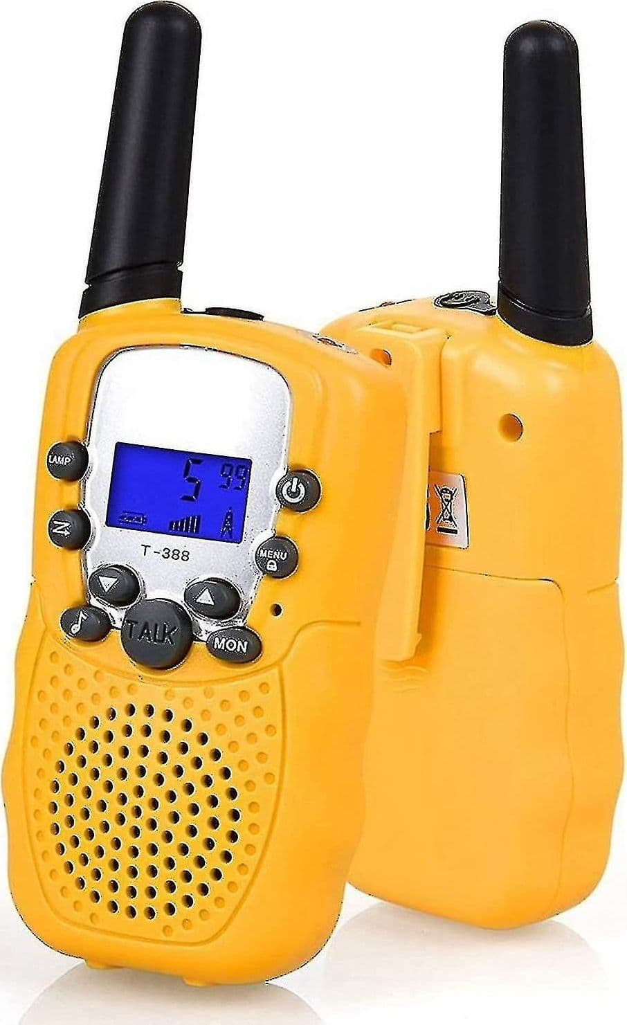 Coppia Ricetrasmittenti Walkie Talkie 2 Multi Canali Wireless 5 Km Torcia - 3