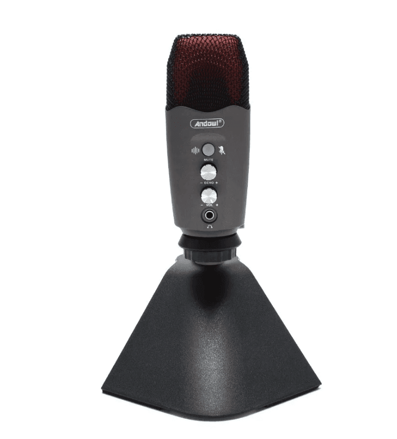 Microfono Professionale A Condensatore Da Tavolo Usb Per Studio Podcast - 5