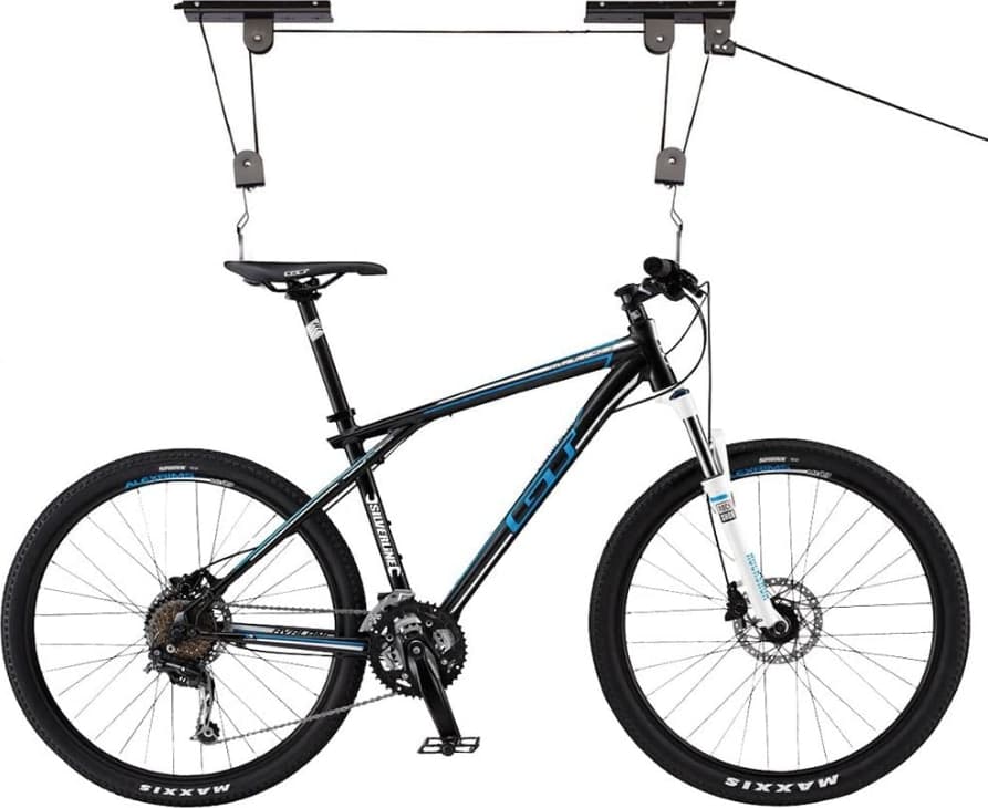 Supporto sollevatore di biciclette con meccanismo di blocco Silverline 20kg in Sollevatori materiali Eternal Brico - Ariano Irpino, commercioVirtuoso.it