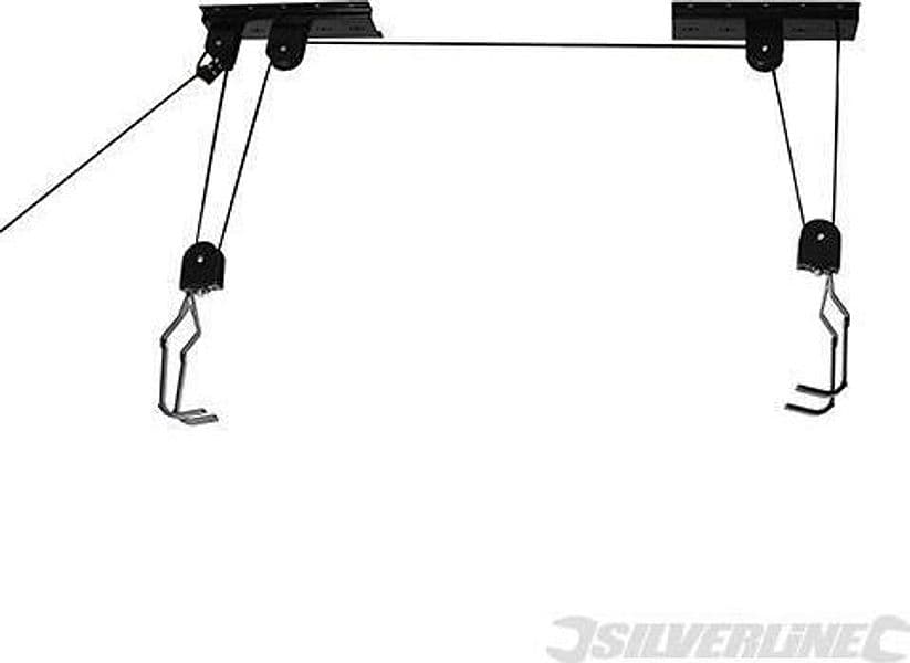 Supporto sollevatore di biciclette con meccanismo di blocco Silverline 20kg in Sollevatori materiali Eternal Brico - Ariano Irpino, commercioVirtuoso.it