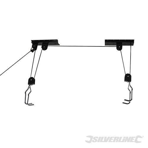 Supporto sollevatore di biciclette con meccanismo di blocco Silverline 20kg in Sollevatori materiali Eternal Brico - Ariano Irpino, commercioVirtuoso.it