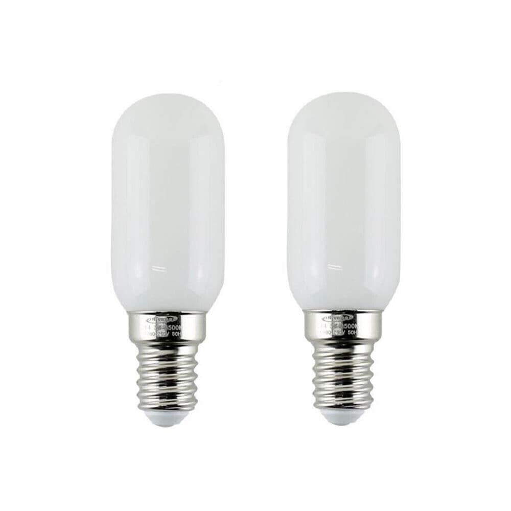 2 X Lampadina Led 4 Watt Luce Bianca 6500k E14 Per Lampadario Cappa - 5