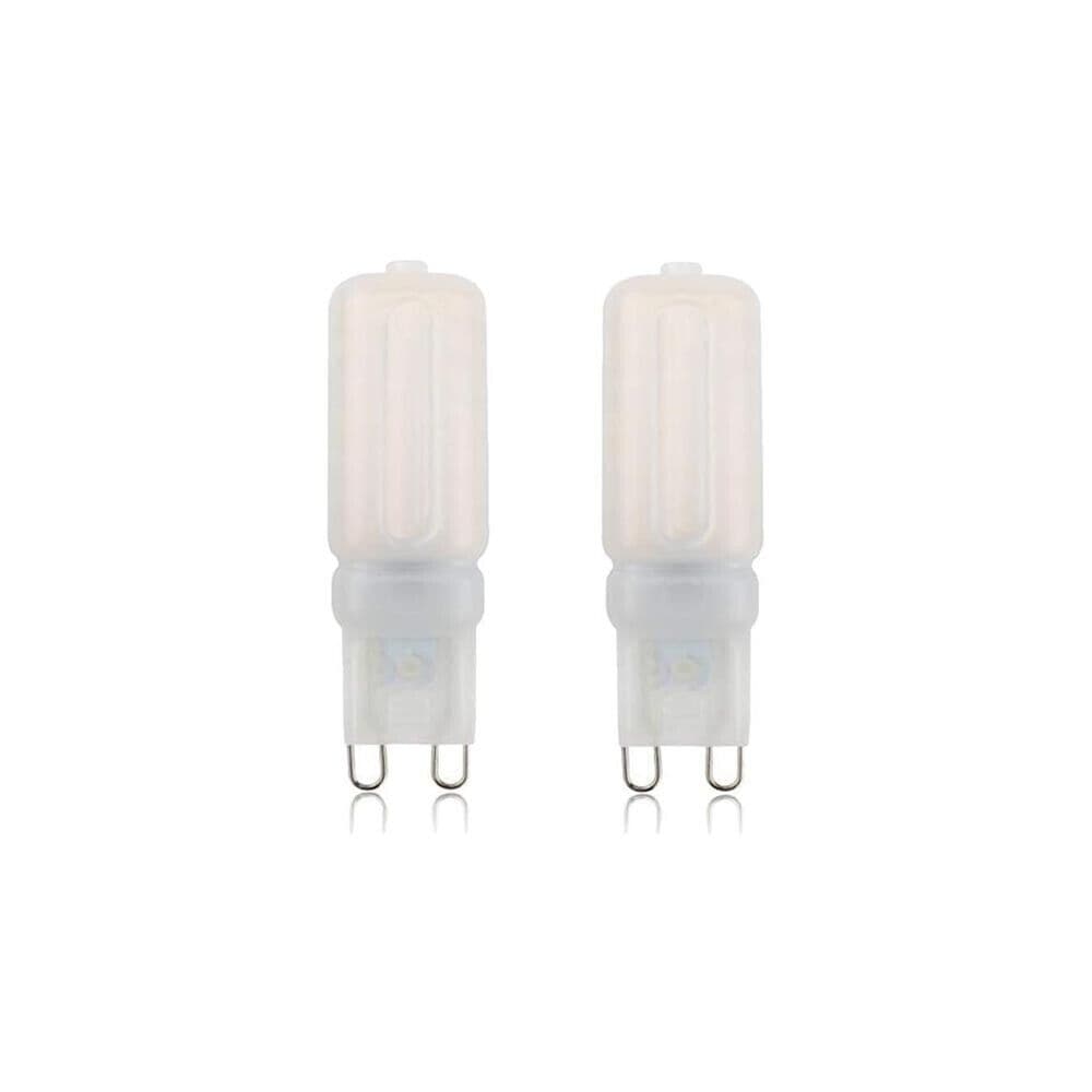 2 Lampadine Led Luce Bianca 6500k Lampadina G9 2.5 = 20 Watt Per Lampadario Lume - 5