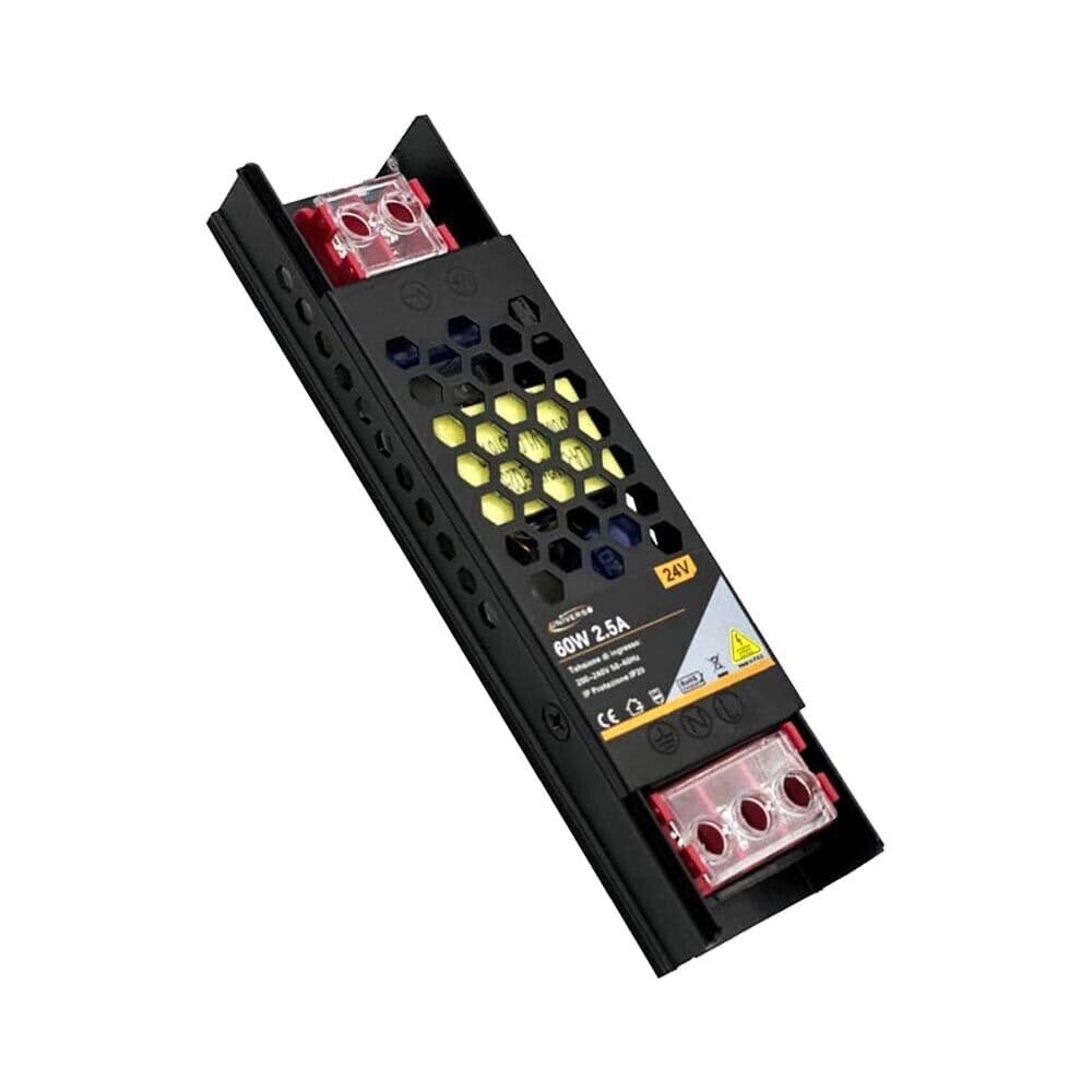 Alimentatore Slim Stabilizzato 24v 60 W Trasformatore 2.5 Mha Per Telecamera Led - 5