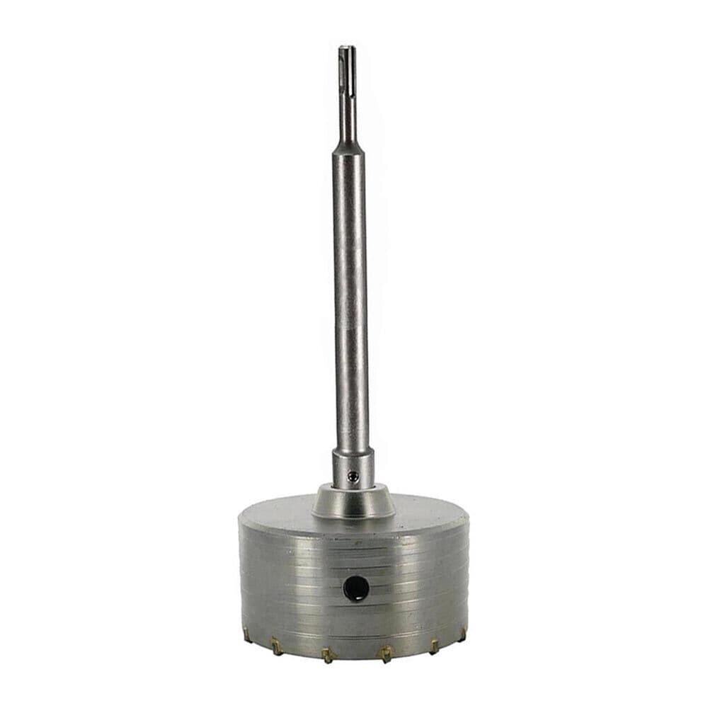 Fresa A Tazza 130 Mm Carotatrice Muro Asta Sds Plus 50 Cm Prolunga Da Trapano - 3