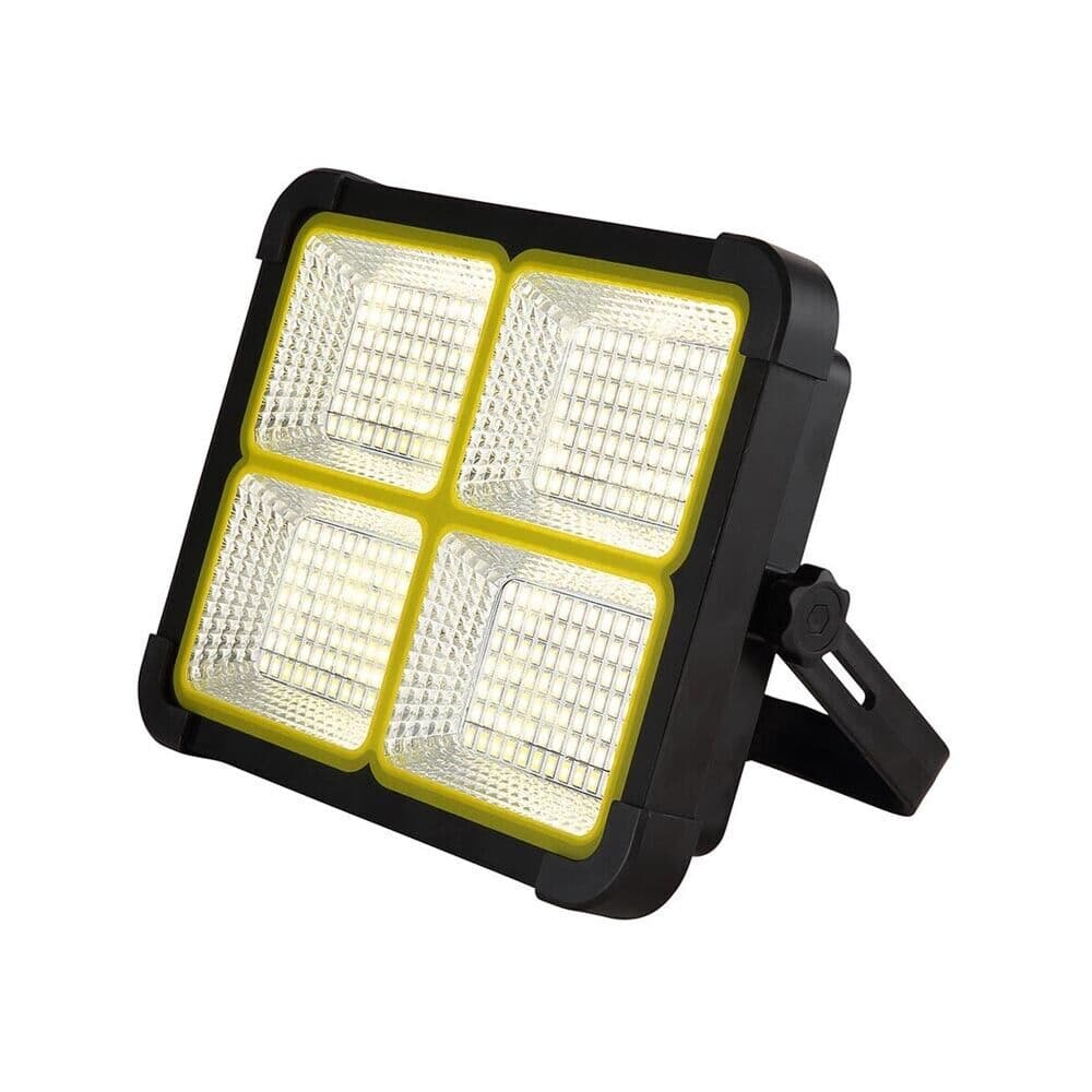 Faro Led Pannello Solare Ricaricabile Proiettore Faretto 200 Watt Usb Pawer Bank - 5