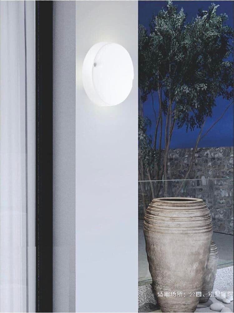 Plafoniera 18 Watt Led Luce Bianca Lampada Rotonda Da Soffitto Parete Esterno - 5