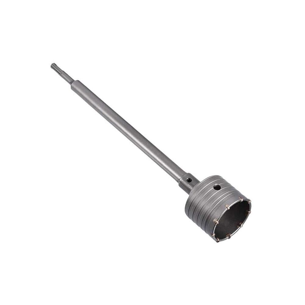 Fresa Muro Cemento A Tazza 75 Mm Asta Prolunga 50 Cm Attacco Trapano Sds Plus - 3