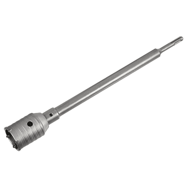 Fresa A Tazza 45 Mm Carotatrice Muro Asta Sds Plus 60 Cm Prolunga Da Trapano - 3