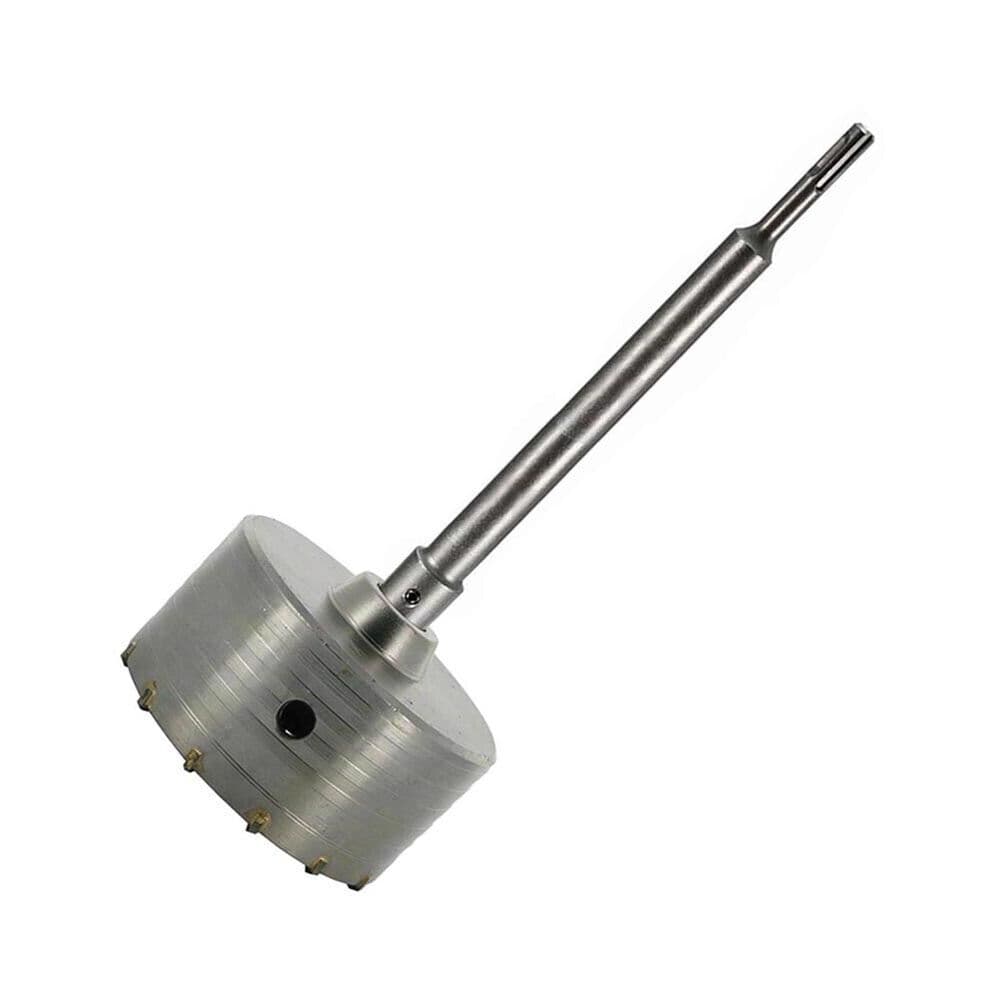 Fresa A Tazza 120 Mm Carotatrice Muro Asta Sds Plus 50 Cm Prolunga Da Trapano - 3