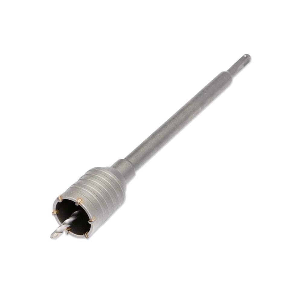 Fresa A Tazza Per Muro 50 Mm Asta Prolunga 50 Cm Da Trapano Sds Plus - 3