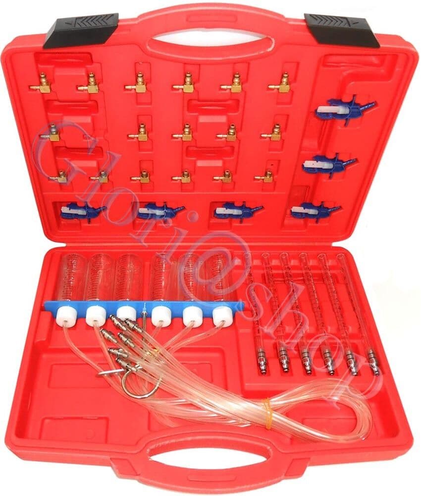Kit Tester Controllo Prova Iniettori Auto Motore Diesel Iniettore Adattatori - 3