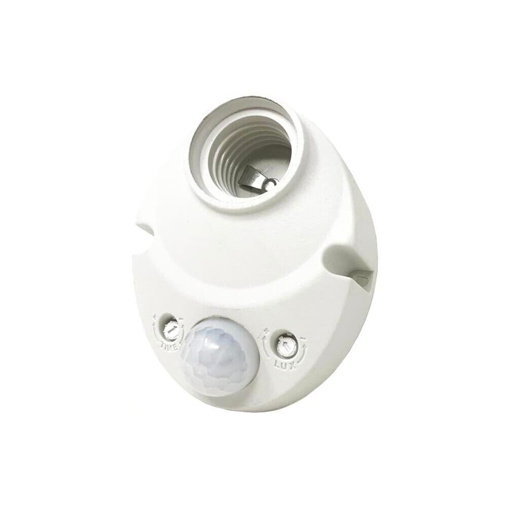 Sensore Rileva Movimento 360  Rilevatore Infrarossi Porta Lampadina E27 - 3