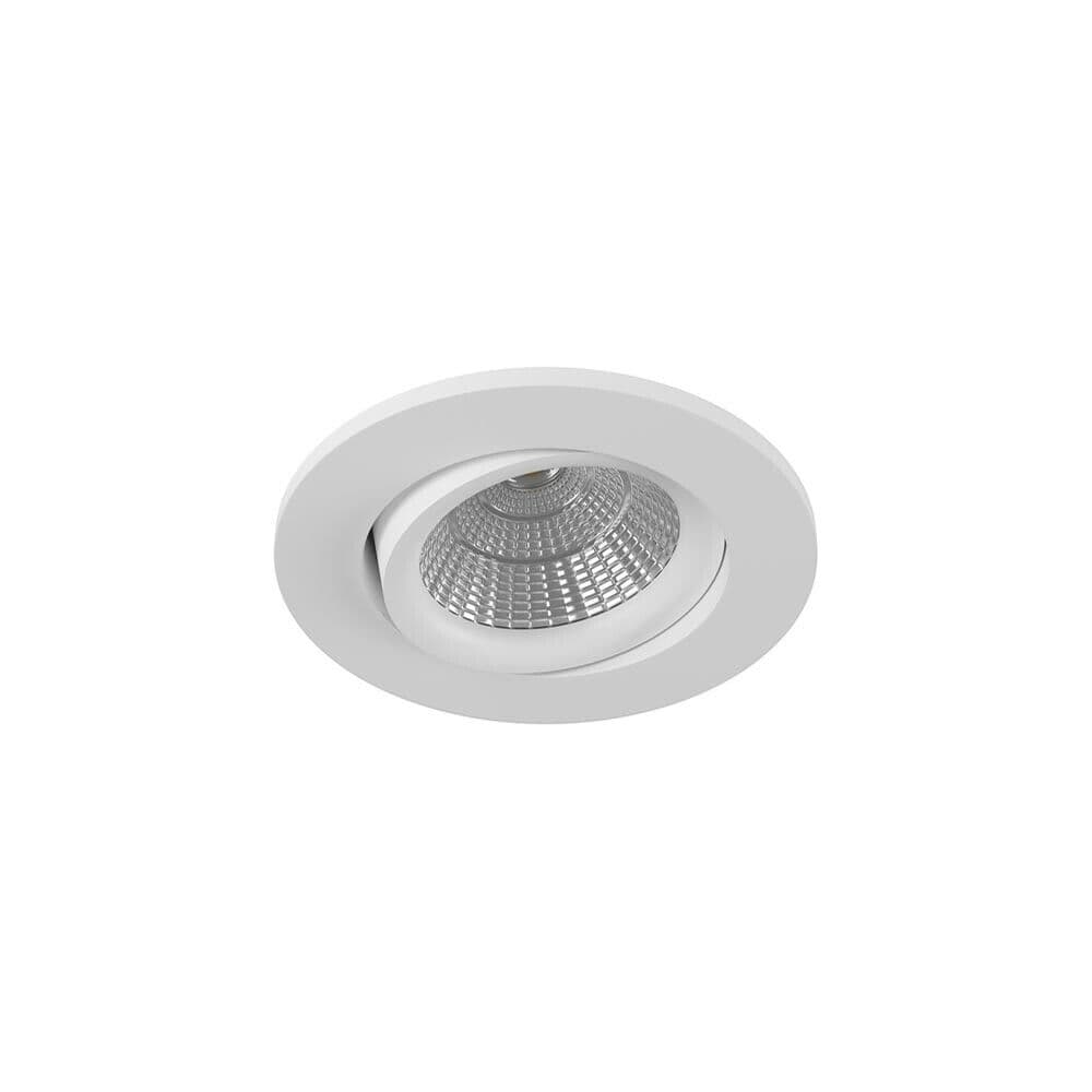 Faretto Led Cob 3 W Luce Bianca 6500k A Incasso Orientabile Bordo Bianco P-45-bf - 5