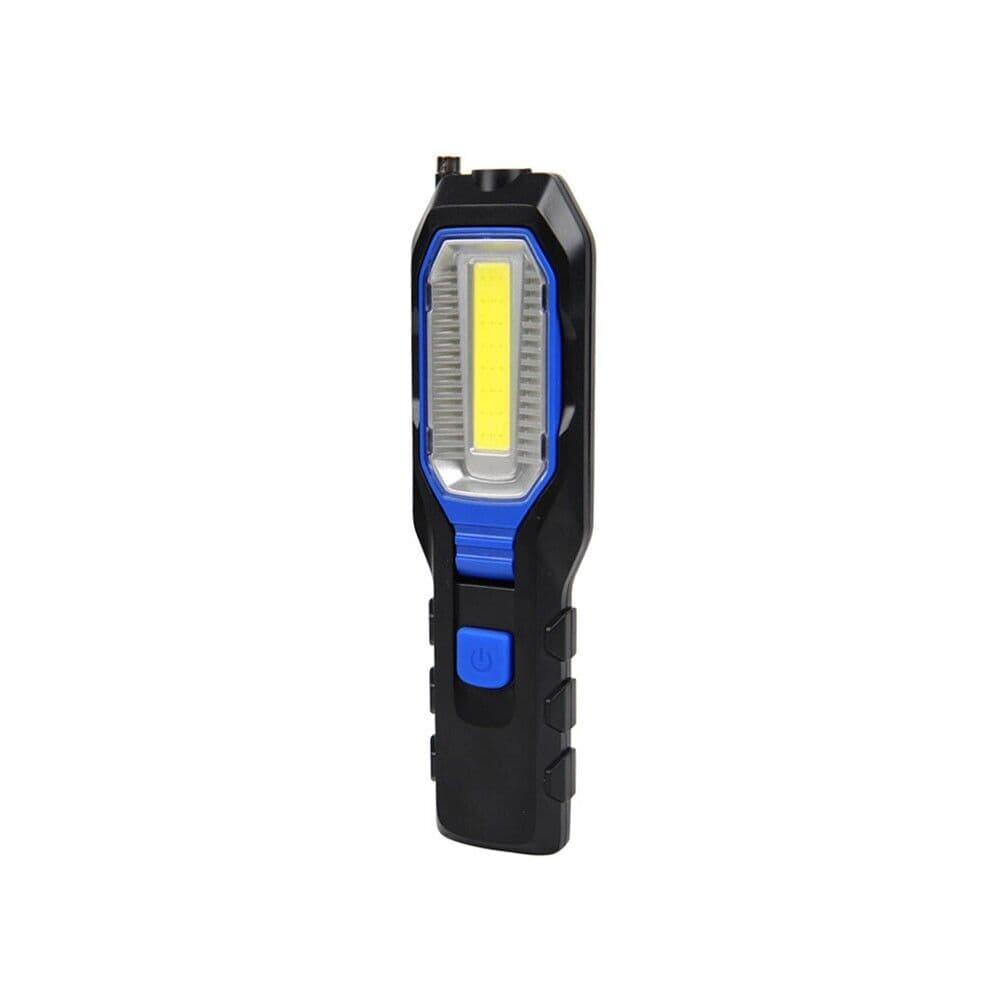 Torcia Led Cob Luce Bianca Ricaricabile Lampada Da Lavoro Officina Calamita - 5